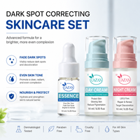 Serum Pencerah Anti Noda Hitam Label Pribadi Krim Siang & Malam untuk Mencerahkan Warna Kulit, Mengurangi Pigmentasi, Set Perawatan Kulit Halus Grosir
