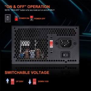 Nuevas Fuentes de Alimentación TFDP para PC, Certificación 80 Plus Gold, ATX 400W, para Computadoras de Escritorio, Juegos y Servidores, en Stock, 400w - Product Image 3