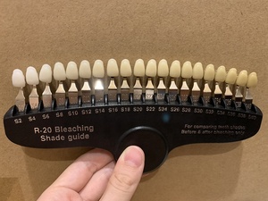 Tabla <span class=keywords><strong>de</strong></span> blanqueamiento dental <span class=keywords><strong>de</strong></span> 20 colores, guía <span class=keywords><strong>de</strong></span> sombra <span class=keywords><strong>de</strong></span> dientes 3D para comparador <span class=keywords><strong>de</strong></span> blanqueamiento dental - Product Image 4