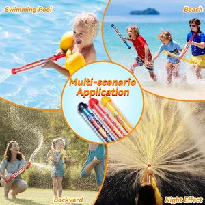 Pistola de agua de plástico de gran capacidad con chorro extraíble para niños, juguete para jugar en la piscina al aire libre en verano - Product Image 3