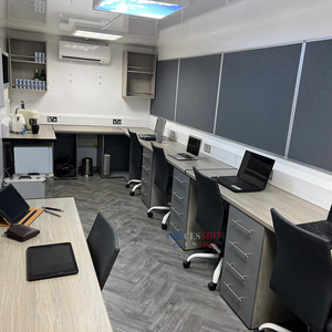 Di động <span class=keywords><strong>container</strong></span> văn phòng Trailer trên bánh xe ngoài trời công việc trang web văn phòng cho xây dựng Caravan văn phòng Trailer - Product Image 6