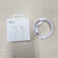 Câble tressé Type C 1m, charge rapide, USB-C vers 8 broches, câble de données avec boîte d'emballage pour iPhone, câbles pour téléphones mobiles