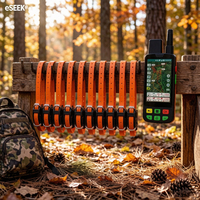Rastreador GPS para Perros ESEEK: Doble Banda VHF/4G + Resistente al Polvo y a los Golpes IP68 y Paquete de Batería Reemplazable