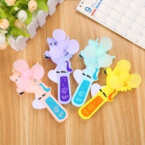 Summer Creative Children's Portable Cartoon <b>Hand</b> Press <b>Fan</b> <b>Mini</b> <b>Hand</b>-<b>held</b> Manual <b>Fans</b> Promotional Gifts for Kids Plastic - Product Image 3