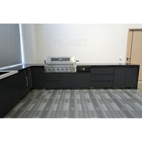 Meuble d'évier extérieur haut de gamme avec robinet d'eau froide en acier inoxydable SS304 et panneaux SPCC pour une installation de cuisine BBQ élégante