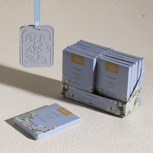 Sachet de parfum de garde-robe rectangulaire de conception zen asiatique de longue durée parfum intérieur de voiture rehausseur de parfum de vêtements de chaussure suspendue - Product Image 3