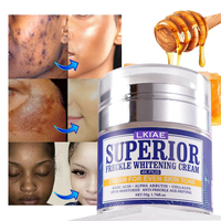 LKIAE Arbutin Kojic Acid Collagen Sun Screen Even Skin Tone Hydratant Freckle Age-aging Whitening Face Cream