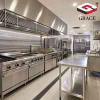 Solution complète d'équipement de cuisine pour hôtels, restaurants et commerces, fournie directement par l'usine pour les projets de restauration et les magasins.