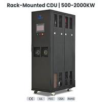 Unité de distribution de refroidissement liquide (CDU) pour rack 400-800 kW, pour centre de données IA, HPC, cluster GPU, avec contrôle intelligent PLC, certifiée CE UL