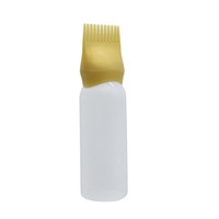 Bouteille applicatrice en plastique de 6 oz pour outils de coiffure, écologique, pour coloration, peigne de salon de beauté, bouteille en plastique pour grossistes