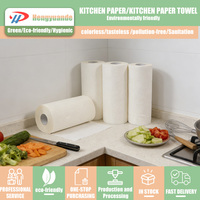 Papier essuie-tout de cuisine de qualité supérieure en pulpe de bois vierge absorbante 3 plis multi-plis pour usage domestique et restauration