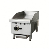 Plaque de cuisson à gaz professionnelle Core Pro sur comptoir, 3 brûleurs, en acier inoxydable 430, taille personnalisée, CP-G36-M, 90000 BTU