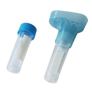 Tubo de Recolección de Saliva Hua Chenyang de 5 ml con Tapa y Filtro, Cilindro Portátil Resistente al Desgaste para Laboratorio - Product Image 4