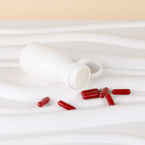 <b>White</b> Capsule Customized Bottle Pharmaceutical Packaging HDPE Plastic 150ml For Health Products Medicine Pill With <b>Screw</b> Cap - Product Image 1