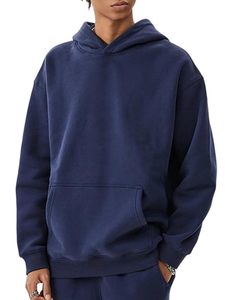 Wholesale Unisex 100% Cotton <b>600gsm</b> Oversized Boxy Hoodies Custom Graphic Luxury Streetwear Heavyweight <b>Hoodie</b> for Men - Product Image 1