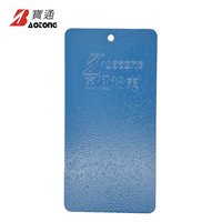 Revêtement en poudre époxy bleu froissé pour surfaces métalliques résistantes à la chaleur pour la peinture d'appareils électroménagers