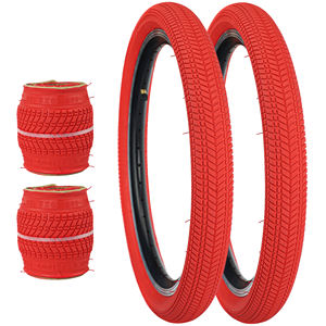 Vélo BMX pliable pour enfants ZUKKA 20''x2.125'', pneus pneumatiques à bande de roulement rainurée, caoutchouc durable, plusieurs couleurs disponibles - Product Image 1