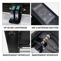 Nuevo Plotter de Inyección de Tinta Económico de Alta Velocidad con 165 Puertos LAN, Motor y Construcción de Acero, Compatible con Cualquier Software CAD