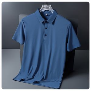 Polo de uniforme de trabajo de algodón piqué en blanco de corte clásico para hombre de alta calidad con bordado de logotipo personalizado - Product Image 1