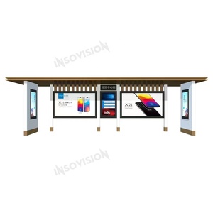 High Brightness 4000nits 2k Outdoor LCD Advertising Floor Standing Digital Signage <b>Display</b> for Bus Stop Self-Service Business - Product Image 3