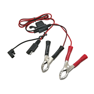 2FT SAE 2-poliger Schnell kupplungs stecker an Ösen-O-Ring-Anschluss kabelbaum Verlängerung kabel 10A-Sicherung - Product Image 3