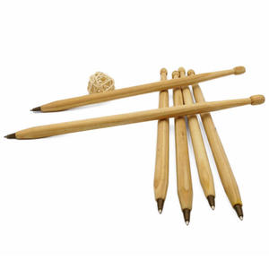 Bolígrafos Promocionales con Punta de Bola y Diseño de Baqueta Personalizados con Logotipo de Fábrica - Product Image 1