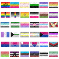 Grande bannière arc-en-ciel pour événement festif 150x450cm en polyester imprimée numériquement à séchage rapide avec 2 œillets – Drapeaux de la communauté LGBTQIA