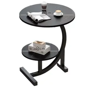 2024 YOUTAI 제조사 도매 원형 커피 테이블 소파 사이드 테이블 현대 사이드 테이블