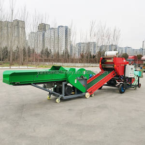 YH China, nuevo motor diésel, paja redonda, Mini máquina empacadora de ensilaje de heno y alfalfa, gran oferta, alta productividad - Product Image 5