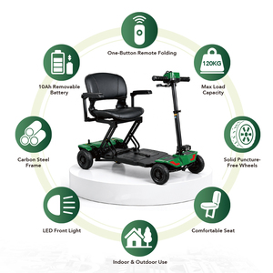 Nuevo <span class=keywords><strong>Scooter</strong></span> Eléctrico 2025, <span class=keywords><strong>Scooter</strong></span> de <span class=keywords><strong>Movilidad</strong></span> con Control Remoto y Plegado Automático con un Solo Clic <span class=keywords><strong>para</strong></span> Personas Mayores - Product Image 3