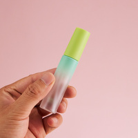 Flacon pulvérisateur de parfum en plastique personnalisable de 15 ml, atomiseur dégradé givré pour huiles essentielles, brume pour le visage, contenants d'échantillons