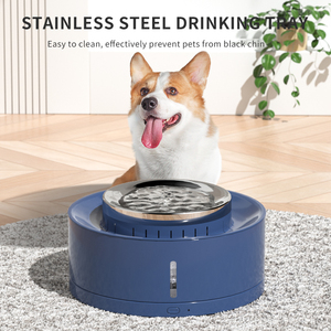 Alimentador automático para mascotas, dispensador inteligente de comida para mascotas de gran capacidad de 8L, <span class=keywords><strong>bebedero</strong></span> automático para perros y gatos con cuenco de acero inoxidable - Product Image 2