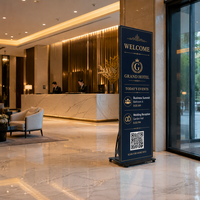 Écran d'affichage numérique LED intelligent Yushuo P2.5 avec écran tactile capacitif/résistif pour utilisation en intérieur, affichage de texte animé pour Holiday Inn