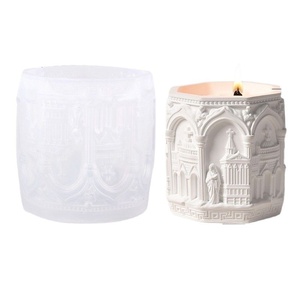 Moldes de Silicona Early Riser Renaissance para Manualidades, Portavelas de Yeso, Macetas, Adornos de Almacenamiento, Diseños Clásicos, Serie GT - Product Image 5
