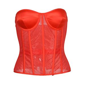 Adesivi da donna con corsetto dimagrante di base a doppio strato in rete traspirante con osso di pesce - Product Image 3