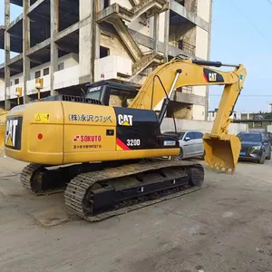 USED digger Caterpillar 320D earth moving mini excavator machine CAT 320B 320C 330C used excavator