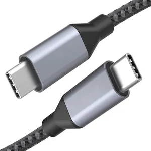 Usb Type-c Charge Cable Type C Customized Sync Date Pc Computer 1 Meter Pd Usb 3.1 Type-c Tablet Charging Cable