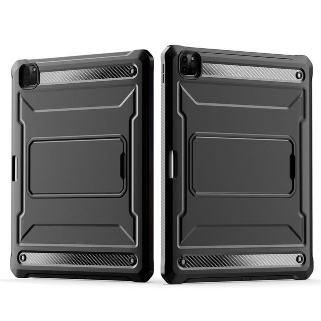 Premium Anti Shock Full Cover Kickstand armor case for iPad Pro 12.9 case