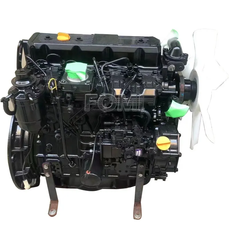 4TNE92 4TNE92-HRJ Diesel Engine 32.8KW Excavator For Yanmar 4 Cylinder Motor