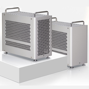 Vỏ máy tính để bàn nhỏ gọn B2Pro MATX bằng nhôm, hỗ trợ nguồn Matx/Atx/Sfx & làm mát bằng nước 240mm, màu bạc và trắng - Product Image 2