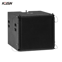 Set Combinado de Altavoces Line Array Activos Profesionales Coaxiales Simples de 10 Pulgadas x 2 + 18 Pulgadas para Sistema de Escenario en Espectáculos al Aire Libre