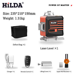 <span class=keywords><strong>Nivel</strong></span> láser de precisión, herramienta de nivelación de 16 líneas y 360 grados con cruce de láser verde, nivelado automático 4d - Product Image 2