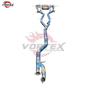 Escape Catback VORTEX Grado 5 Ti Valvetronic para BMW G80 M3/G82 M4 3.0T 2020-2025, Tubo Central Único, Puntas Quemadas, Disponible en Stock - Product Image 2
