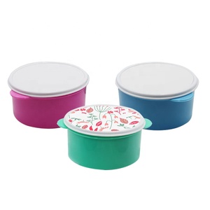 Food Safety DIY Customized Logo Portable Food Storage Round <strong>Box</strong> Sublimation Blank <strong>Plastic</strong> <strong>Lunch</strong> <strong>Box</strong> - Product Image 2