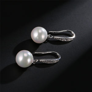 ต่างหูแบบติดหู RAKOL EP083 ขายส่ง ต่างหูเพชร CZ รุ่นใหม่ปี 2021 เครื่องประดับทองคำแท้ 18K - Product Image 2