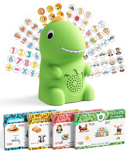 Set Educativo Interattivo con Penna Parlante a Tema Dinosauri per Bambini, Gioco Sensoriale per <span class=keywords><strong>l</strong></span>'Autismo, Produzione OEM - Product Image 2
