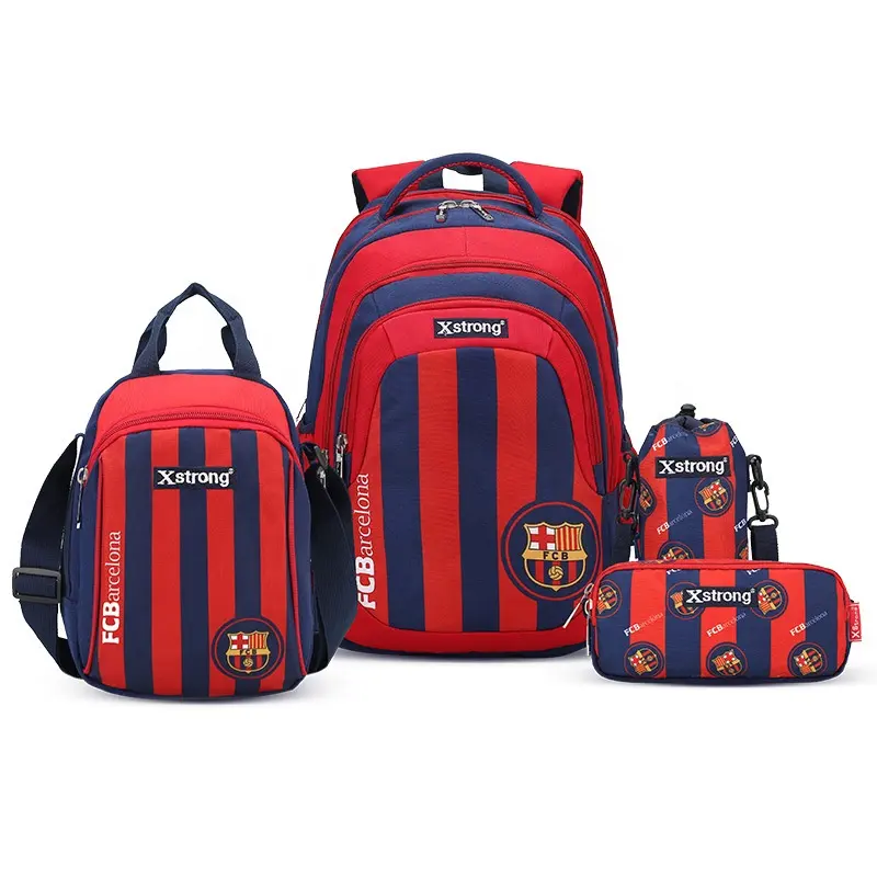 Oxford Cloth School bags set for boys and girls Student backpack with lunch box and pencil case