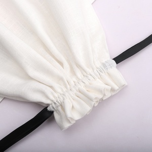 เป็นมิตรกับสิ่งแวดล้อม 100% ผ้าลินินฝุ่นกระเป๋าสําหรับโปรโมชั่นอาหารผลไม้ของขวัญโลโก้ที่กําหนดเองนํามาใช้ใหม่ผ้าฝ้าย Drawstring ถุงช้อปปิ้ง - Product Image 5