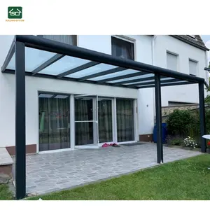 CE Certified New Design Patio Cover Doors Canopy Rain Shelter Terrace Sunshade Awning Aluminum Canopy