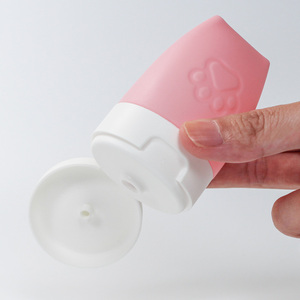 Envase tipo clamshell para subenvasado de botellas de plástico, económico, de fábrica, con acabado flocado, para macarons, botella vacía para viaje - Product Image 2